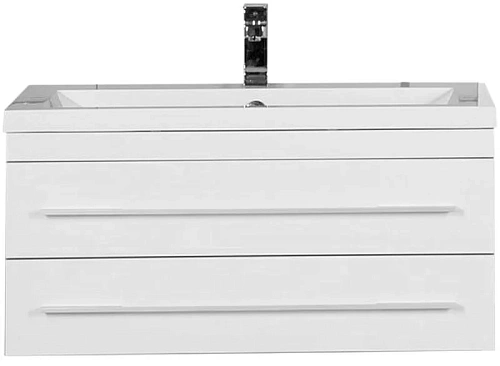 Тумба с раковиной Aquanet Верона NEW 90 белый (подвесная 2 ящика) 00212866 Тумба с раковиной Aquanet Верона NEW 90 белый (подвесная 2 ящика) 00212866