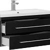 Тумба с раковиной Aquanet Верона NEW 90 черный (подвесная 2 ящика) 00172336 + 00204119 Тумба с раковиной Aquanet Верона NEW 90 черный (подвесная 2 ящика) 00172336 + 00204119