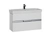 Тумба с раковиной Aquanet Виго 100 белый 00183403+00168784