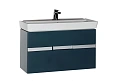 Тумба с раковиной Aquanet Виго 100 сине-серый 00183361+00168784 Тумба с раковиной Aquanet Виго 100 сине-серый 00183361+00168784