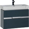 Тумба с раковиной Aquanet Виго 80 сине-серый 00183364+00170591 Тумба с раковиной Aquanet Виго 80 сине-серый 00183364+00170591