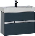 Тумба с раковиной Aquanet Виго 80 сине-серый 00183364+00170591 Тумба с раковиной Aquanet Виго 80 сине-серый 00183364+00170591