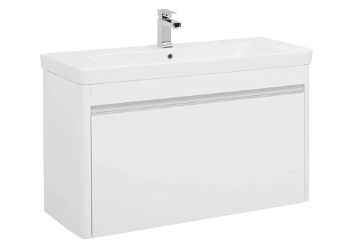 Тумба с раковиной Aquanet Вилора 105 белый 00199872 + 00182313 Тумба с раковиной Aquanet Вилора 105 белый 00199872 + 00182313