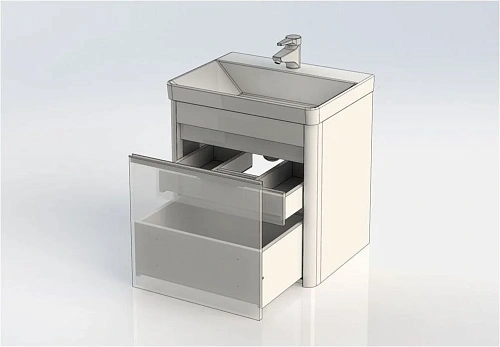 Тумба с раковиной Aquanet Вилора 60 белый 00199875 + 00182311 Тумба с раковиной Aquanet Вилора 60 белый 00199875 + 00182311