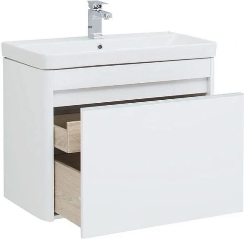 Тумба с раковиной Aquanet Вилора 80 белый 00196945 + 00182312 Тумба с раковиной Aquanet Вилора 80 белый 00196945 + 00182312