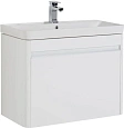 Тумба с раковиной Aquanet Вилора 80 белый 00196945 + 00182312 Тумба с раковиной Aquanet Вилора 80 белый 00196945 + 00182312