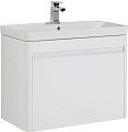 Тумба с раковиной Aquanet Вилора 80 белый 00196945 + 00182312 Тумба с раковиной Aquanet Вилора 80 белый 00196945 + 00182312