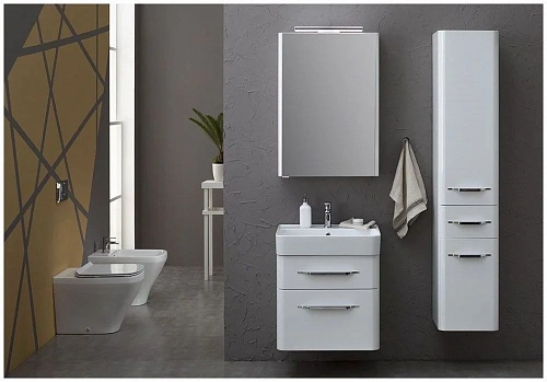 Тумба с раковиной Aquanet Виченца 60 белый 00212665 Тумба с раковиной Aquanet Виченца 60 белый 00212665