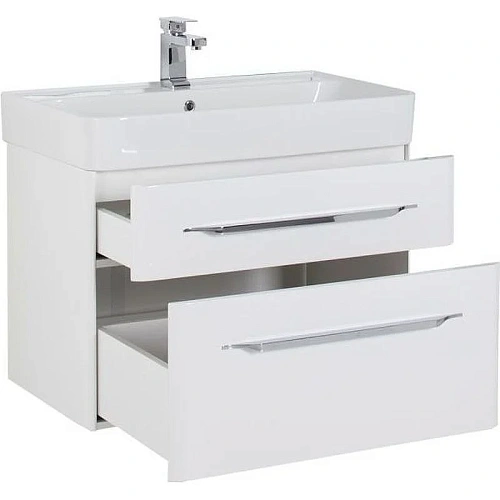 Тумба с раковиной Aquanet Виченца 80 белый 00212666 Тумба с раковиной Aquanet Виченца 80 белый 00212666