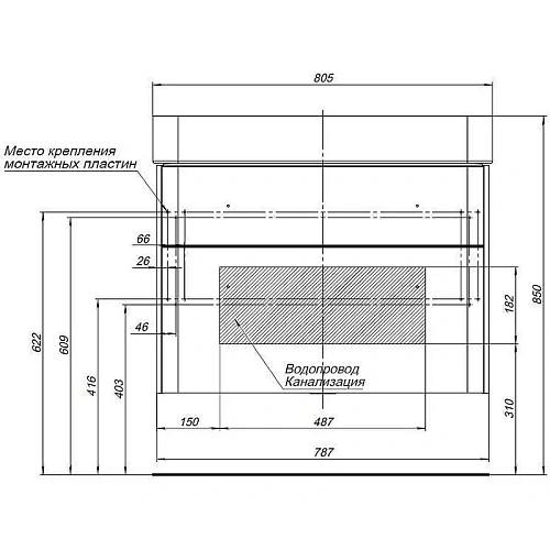 Тумба с раковиной Aquanet Виченца 80 белый 00212666 Тумба с раковиной Aquanet Виченца 80 белый 00212666
