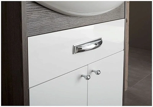 Тумба с раковиной Aquanet Грейс 60 дуб кантербери/белый (1 ящик, 2 дверцы) 00212649 Тумба с раковиной Aquanet Грейс 60 дуб кантербери/белый (1 ящик, 2 дверцы) 00212649