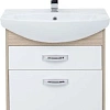 Тумба с раковиной Aquanet Грейс 65 дуб сонома/белый (2 ящика) 00198377 + 00182642 Тумба с раковиной Aquanet Грейс 65 дуб сонома/белый (2 ящика) 00198377 + 00182642
