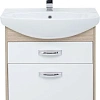 Тумба с раковиной Aquanet Грейс 65 дуб сонома/белый (2 ящика) 00212656 Тумба с раковиной Aquanet Грейс 65 дуб сонома/белый (2 ящика) 00212656