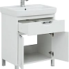 Тумба с раковиной Aquanet Гретта 70 New белый (1 ящик, 2 дверцы) 00233579 + 00215663 Тумба с раковиной Aquanet Гретта 70 New белый (1 ящик, 2 дверцы) 00233579 + 00215663