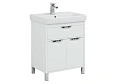 Тумба с раковиной Aquanet Гретта 70 New белый (1 ящик, 2 дверцы) 00233579 + 00215663 Тумба с раковиной Aquanet Гретта 70 New белый (1 ящик, 2 дверцы) 00233579 + 00215663