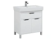 Тумба с раковиной Aquanet Гретта 80 New белый (1 ящик, 2 дверцы) 00233580 + 00185552 Тумба с раковиной Aquanet Гретта 80 New белый (1 ящик, 2 дверцы) 00233580 + 00185552