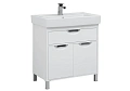 Тумба с раковиной Aquanet Гретта 80 New белый (1 ящик, 2 дверцы) 00233580 + 00185552 Тумба с раковиной Aquanet Гретта 80 New белый (1 ящик, 2 дверцы) 00233580 + 00185552