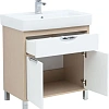 Тумба с раковиной Aquanet Гретта 80 New светлый дуб (1 ящик, 2 дверцы) 00239403 + 00185552 Тумба с раковиной Aquanet Гретта 80 New светлый дуб (1 ящик, 2 дверцы) 00239403 + 00185552