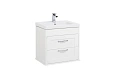 Тумба с раковиной Aquanet Денвер 65 белый 00199210 + 00197962 Тумба с раковиной Aquanet Денвер 65 белый 00199210 + 00197962