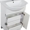 Тумба с раковиной Aquanet Доминика 60 белый 00171684+00170121 Тумба с раковиной Aquanet Доминика 60 белый 00171684+00170121