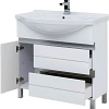 Тумба с раковиной Aquanet Доминика 90 R белый (Раковина Эльбрус) 00238406 + 00168865 Тумба с раковиной Aquanet Доминика 90 R белый (Раковина Эльбрус) 00238406 + 00168865