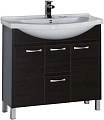 Тумба с раковиной Aquanet Донна 90 венге 00169180+00168865 Тумба с раковиной Aquanet Донна 90 венге 00169180+00168865