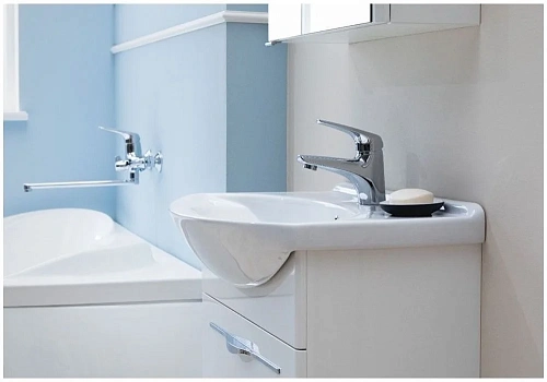 Тумба с раковиной Aquanet Ирвин 65 белый 00203969 + 00177677 Тумба с раковиной Aquanet Ирвин 65 белый 00203969 + 00177677