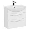 Тумба с раковиной Aquanet Ирвин 65 белый 00203969 + 00177677 Тумба с раковиной Aquanet Ирвин 65 белый 00203969 + 00177677