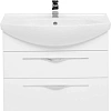Тумба с раковиной Aquanet Ирвин 75 белый 00203970 + 00175447 Тумба с раковиной Aquanet Ирвин 75 белый 00203970 + 00175447