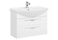 Тумба с раковиной Aquanet Ирвин 85 белый 00203972 + 00175448 Тумба с раковиной Aquanet Ирвин 85 белый 00203972 + 00175448