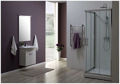 Тумба с раковиной Aquanet Ирис 60 белый (1 ящик, 2 дверцы) 00198381 + 00182641 Тумба с раковиной Aquanet Ирис 60 белый (1 ящик, 2 дверцы) 00198381 + 00182641