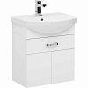 Тумба с раковиной Aquanet Ирис 60 белый (1 ящик, 2 дверцы) 00212657 Тумба с раковиной Aquanet Ирис 60 белый (1 ящик, 2 дверцы) 00212657
