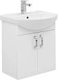 Тумба с раковиной Aquanet Ирис 60 белый (2 дверцы) 00198380 + 00182641 Тумба с раковиной Aquanet Ирис 60 белый (2 дверцы) 00198380 + 00182641