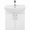 Тумба с раковиной Aquanet Ирис 60 белый (2 дверцы) 00212658 Тумба с раковиной Aquanet Ирис 60 белый (2 дверцы) 00212658