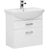 Тумба с раковиной Aquanet Ирис 65 белый (2 ящика) 00212660 Тумба с раковиной Aquanet Ирис 65 белый (2 ящика) 00212660