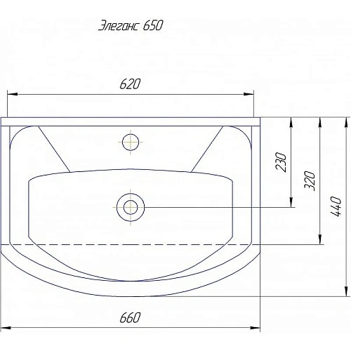 Тумба с раковиной Aquanet Ирис 65 белый (2 ящика) 00212660 Тумба с раковиной Aquanet Ирис 65 белый (2 ящика) 00212660