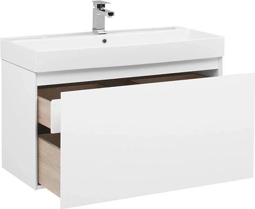 Тумба с раковиной Aquanet Йорк 100 белый 00212594 Тумба с раковиной Aquanet Йорк 100 белый 00212594