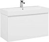 Тумба с раковиной Aquanet Йорк 100 белый 00212594