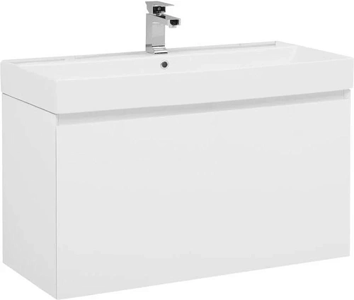 Тумба с раковиной Aquanet Йорк 100 белый 00212594 Тумба с раковиной Aquanet Йорк 100 белый 00212594