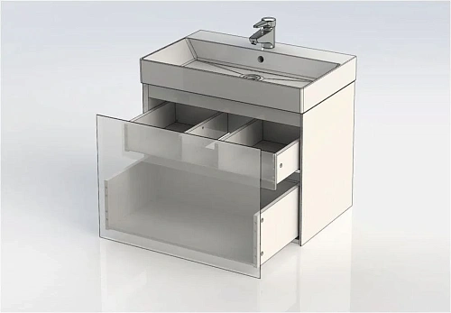 Тумба с раковиной Aquanet Йорк 70 белый 00212592 Тумба с раковиной Aquanet Йорк 70 белый 00212592