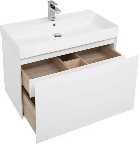 Тумба с раковиной Aquanet Йорк 85 белый 00202092 + 00198208 Тумба с раковиной Aquanet Йорк 85 белый 00202092 + 00198208