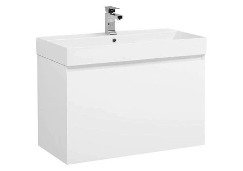 Тумба с раковиной Aquanet Йорк 85 белый 00202092 + 00198208 Тумба с раковиной Aquanet Йорк 85 белый 00202092 + 00198208