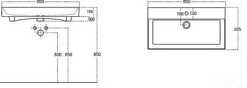 Тумба с раковиной Aquanet Йорк 85 белый 00212593 Тумба с раковиной Aquanet Йорк 85 белый 00212593