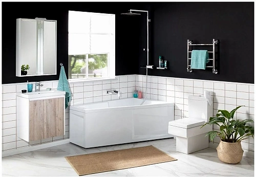 Тумба с раковиной Aquanet Клио 60 дуб кантри/белый 00195719 + 00187812 Тумба с раковиной Aquanet Клио 60 дуб кантри/белый 00195719 + 00187812