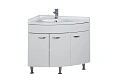 Тумба с раковиной Aquanet Корнер 89 L белый (закрытая) 00158824+00158988 Тумба с раковиной Aquanet Корнер 89 L белый (закрытая) 00158824+00158988