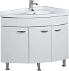 Тумба с раковиной Aquanet Корнер 89 R белый (закрытая) 00158825+00158989 Тумба с раковиной Aquanet Корнер 89 R белый (закрытая) 00158825+00158989