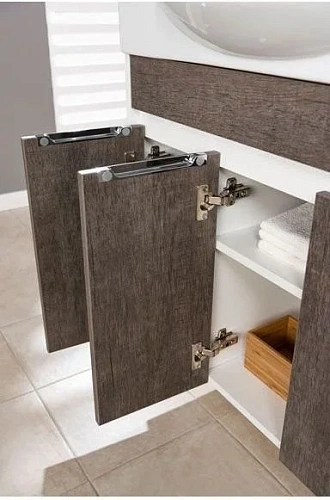 Тумба с раковиной Aquanet Коста 76 белый/дуб антик 00188407+00188195 Тумба с раковиной Aquanet Коста 76 белый/дуб антик 00188407+00188195