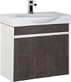 Тумба с раковиной Aquanet Коста 76 белый/дуб антик 00188407+00188195 Тумба с раковиной Aquanet Коста 76 белый/дуб антик 00188407+00188195