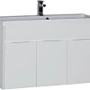 Тумба с раковиной Aquanet Латина 100 белый 00179637+00179392 Тумба с раковиной Aquanet Латина 100 белый 00179637+00179392