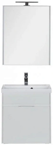 Тумба с раковиной Aquanet Латина 60 белый (1 ящик) 00212979 Тумба с раковиной Aquanet Латина 60 белый (1 ящик) 00212979